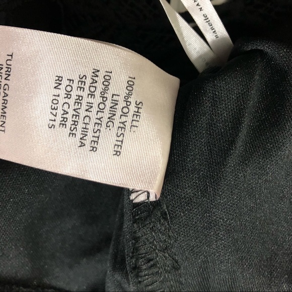 Nanette Lenore Black Lace Short Sleeve Top NWT - Picture 5 of 6